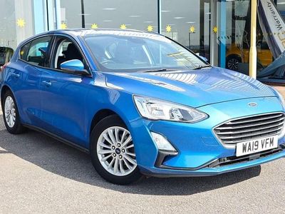 Used Ford Focus Titanium 125 HP (91 kW) 2019 Blue Hatchback