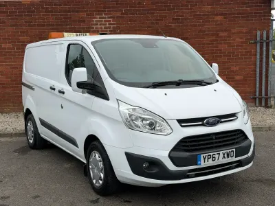 Used Ford Transit Custom Trend 130 HP (95 kW) 2018 White Van
