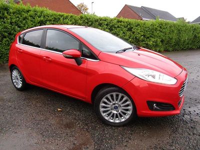 Used Ford Fiesta Titanium 2014 Red Hatchback
