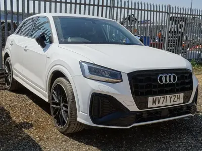 Used Audi Q2 Black Edition 150 HP (110 kW) 2021 White SUV