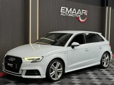 Usado Audi A3 Sportback S-Line 150 HP (110 kW) 2019 Branco Citadino