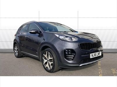 Used Kia Sportage GT-Line 177 HP (130 kW) 2016 Silver SUV