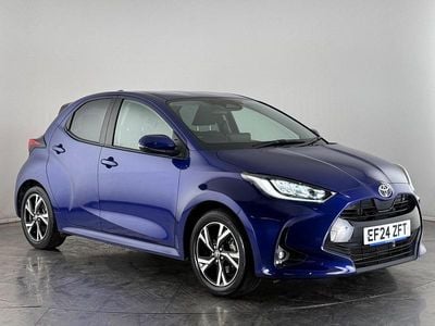 Blue Used 2024 Toyota Yaris Hybrid Design Hatchback | £18,950 (Good price)