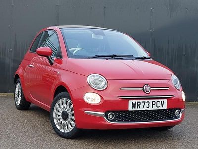 Used Fiat 500C 70 HP (51 kW) 2023 Red Cabriolet