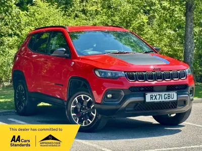 Used Jeep Compass Trailhawk 2021 Red SUV