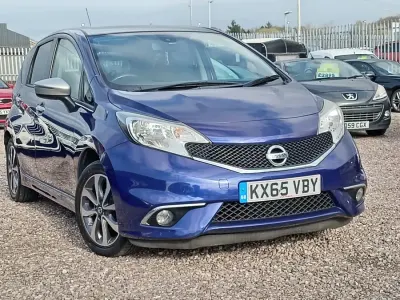 Begagnad Nissan Note N-TEC 2015 Blå Halvkombi
