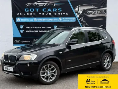 Begagnad BMW X3 Comfort Edition 184 HK (135 kW) 2011 Svart SUV