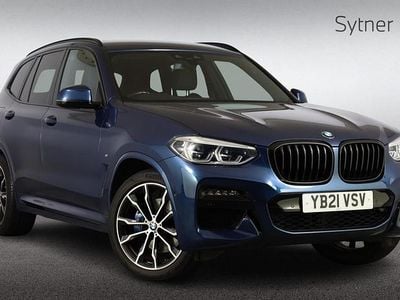 Used BMW X3 M Sport 190 HP (139 kW) 2021 Blue SUV