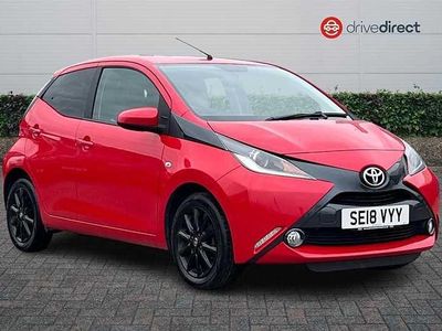 Used Toyota Aygo x-style 2018 Red Hatchback