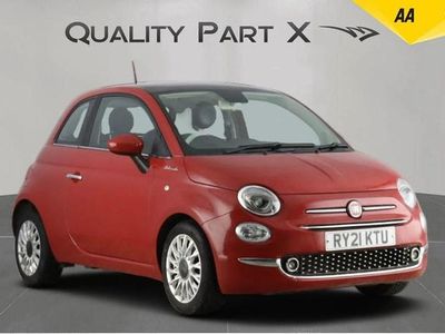 Red Used 2021 Fiat 500 Dolcevita Hatchback | £7,300 (Good price)