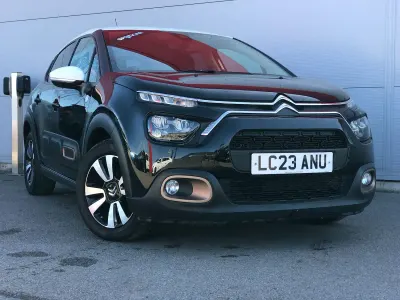 Used Citroën C3 PureTech 110 HP (80 kW) 2023 Black Hatchback