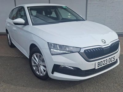 Used Skoda Scala SE Technology 110 HP (80 kW) 2023 White Hatchback