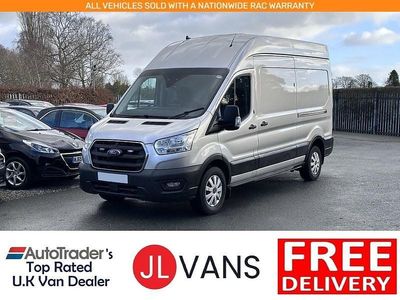 Moondust silver (metallic paint) Used 2021 Ford Transit Trend | £17,450 (Fair price)