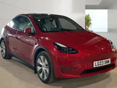 Used Tesla Model Y Long Range AWD 378 kW (514 HP) 2023 Red SUV