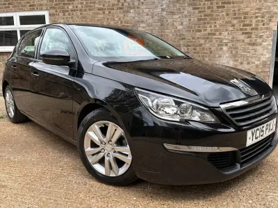 Used Peugeot 308 Active 100 HP (73 kW) 2015 Black Hatchback