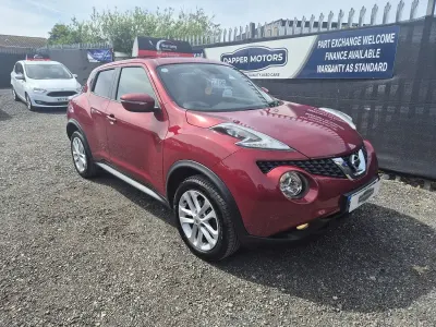 Used Nissan Juke N-Connecta 115 HP (84 kW) 2017 Red SUV