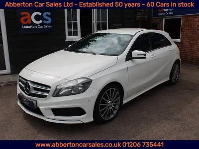 Used Mercedes A200 AMG 2015 White Hatchback