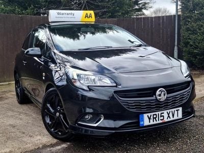 Used Vauxhall Corsa Edition 70 HP (51 kW) 2015 Black Hatchback