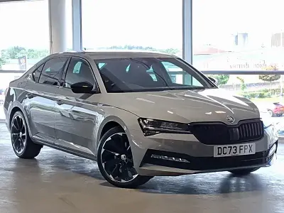 Used Skoda Superb SportlinePlus 150 HP (110 kW) 2024 Grey Hatchback