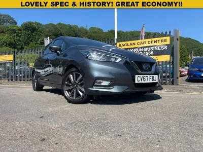 Usado Nissan Micra N-Connecta 90 HP (66 kW) 2017 Cinzento Citadino