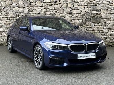Blue Used 2020 BMW 520 M Sport | £18,949 (Fair price)