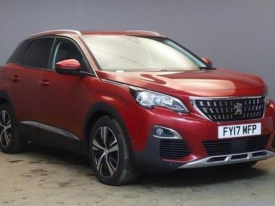 Red Used 2017 Peugeot 3008 Allure Hatchback | £8,990 (Fair price)