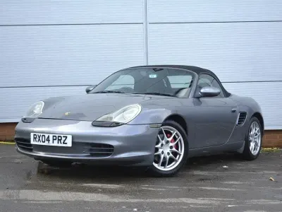 Used Porsche Boxster 228 HP (167 kW) 2004 Grey Cabriolet