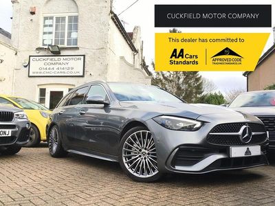 Grey Used 2022 Mercedes C200 AMG line Estate | £24,990 (Fair price)