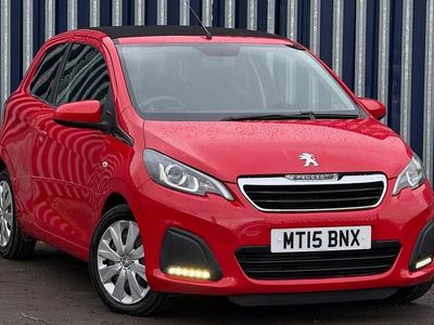 Used Peugeot 108 Active 68 HP (50 kW) 2015 Red Hatchback