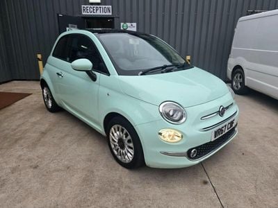 Used Fiat 500 Lounge 69 HP (50 kW) 2017 Green Hatchback