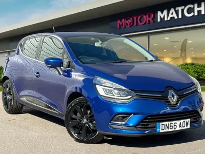 Usado Renault Clio IV Dynamique 2016 Azul Citadino
