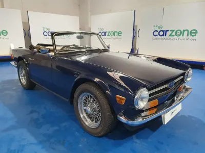 Used Triumph TR6 1974 Blue Cabriolet