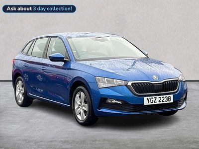 Used Skoda Scala SE 110 HP (80 kW) 2022 Blue Hatchback