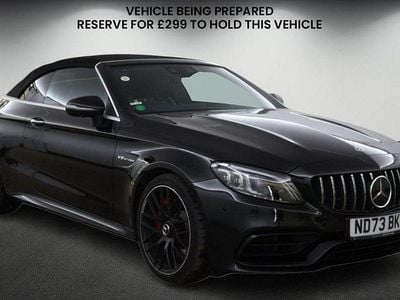 Used Mercedes C63 AMG Premium Plus 2023 Obsidian black Cabriolet