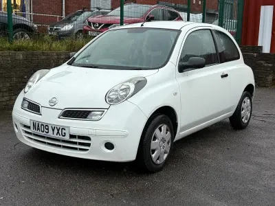Used Nissan Micra Visia 78 HP (57 kW) 2009 White Hatchback