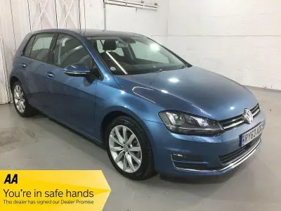 Begagnad VW Golf VII GT 2013 Blå Halvkombi