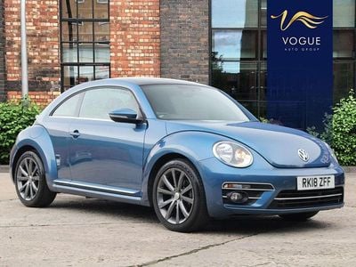 Used VW Beetle Design 150 HP (110 kW) 2018 Blue Hatchback