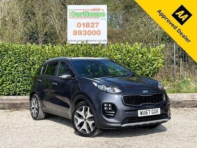 Begagnad Kia Sportage GT-Line 174 HK (127 kW) 2017 Silver SUV