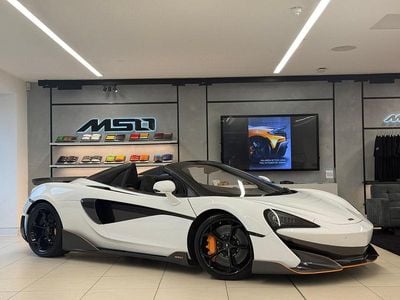 Used McLaren 600LT 600 HP (441 kW) 2020 White Cabriolet