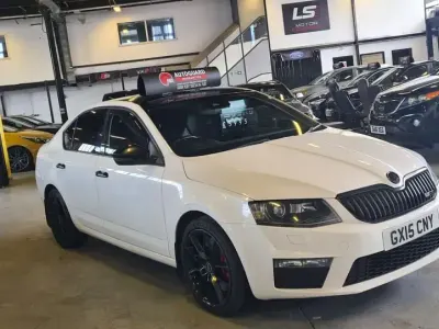 Used Skoda Octavia vRS 2015 White Estate