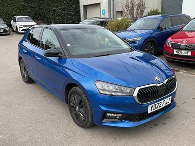Used Skoda 110 R Colour Edition 81 HP (59 kW) 2022 Race blue metallic black magic pearl effect Hatchback
