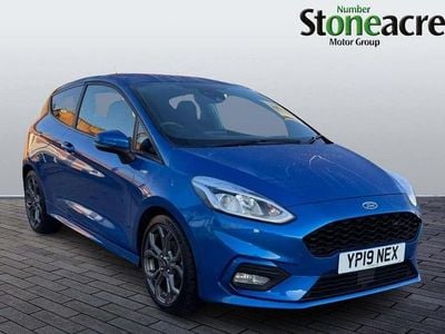 Blue Used 2019 Ford Fiesta ST-Line Hatchback | £10,519 (Fair price)