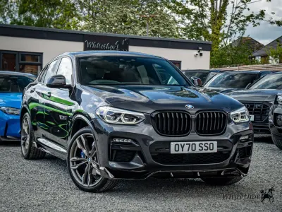 Usado BMW X4 Sport Line 2020 Gris SUV