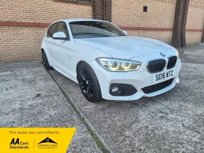 Used BMW 118 M Sport 150 HP (110 kW) 2016 White Hatchback