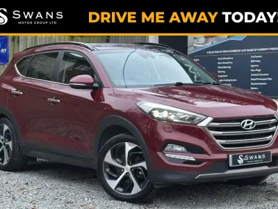 Used Hyundai Tucson Premium SE 185 HP (136 kW) 2016 Red SUV