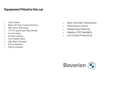 Used BMW X3 M Sport 282 HP (207 kW) 2023 Black SUV