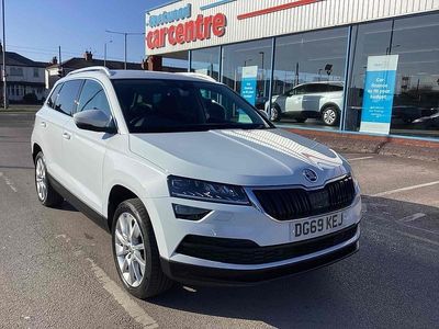 Gebraucht Skoda Karoq SE L 115 PS (84 kW) 2019 Weiß SUV