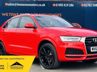 Used Audi Q3 S-Line 180 HP (132 kW) 2016 Red SUV
