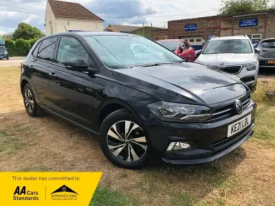 Used VW Polo Match 95 HP (69 kW) 2021 Black Hatchback