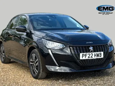 Second-hand Peugeot 208 Allure Premium 100 CP (73 kW) 2022 Negru Hatchback